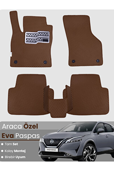 Genel Markalar Nissan Qashqai E-Power (2021-2024) Uyumlu EVA Paspas Tam Set–A...