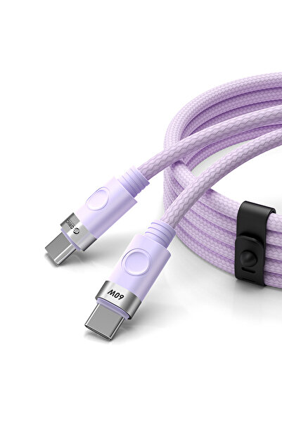 Other Cabina CDX 60W 3A Power Delivery USB-C 1m - fioletowy