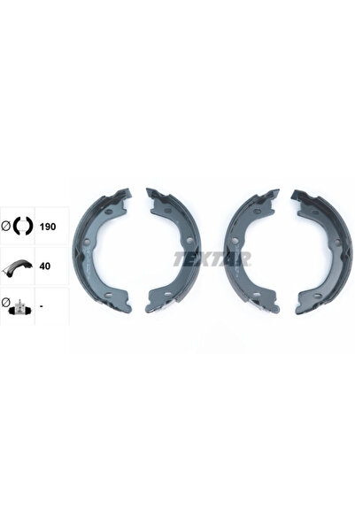 TEXTAR Set Saboti Frana Frana De Mana Kia Sorento 1 2002-2011