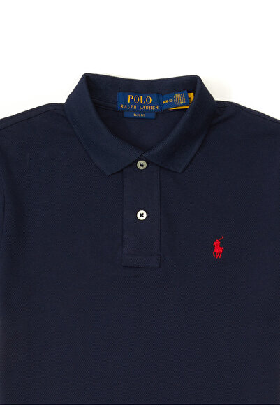 Polo Ralph Lauren Navy Blue Polo Neck Unisex Children's T-Shirt