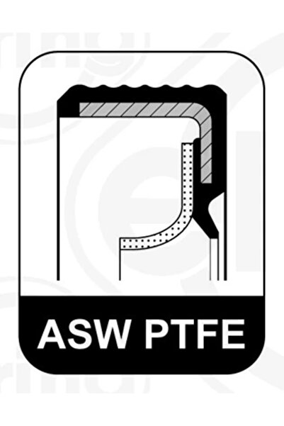 ELRING Crankshaft seal FENDT Favorit 1981-1985