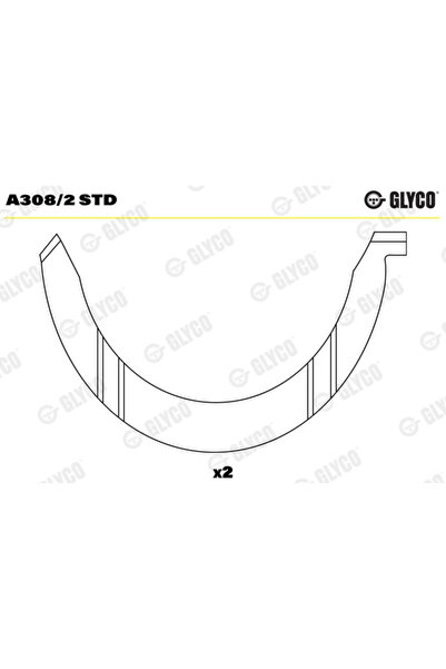 GLYCO Crankshaft spacer washer NISSAN SERENA (C24) 1999-2005