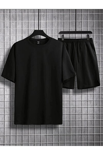 Eşofmancım Set de vară pentru femei, cu pantaloni scurți, top și pantaloni sc...