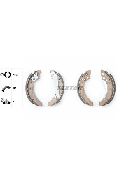 Krieger Set Saboti Frana Audi 100 C1 Limuzina/50/80 B1 Limuzina Vw Derby/Golf...