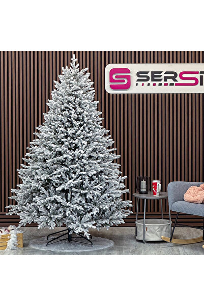 SERSIMO Artificial tree Sersimo, Alesea Elite, snow, fully 3D, 240 cm