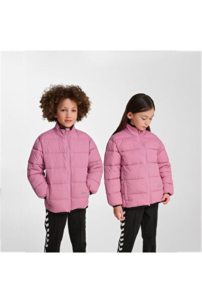 hummel Lightweight Puffer Kids Pink Coat