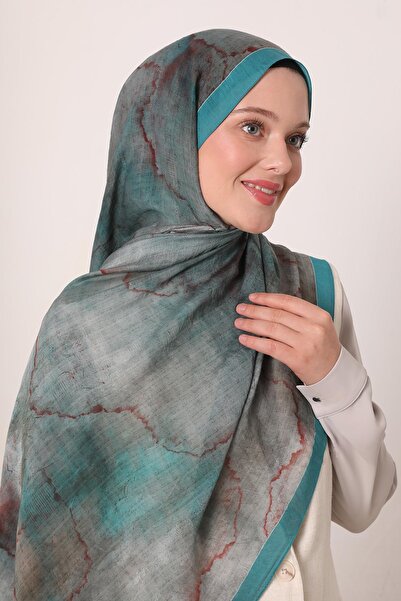 LuvenSara Color Gradient Special Design Tie-Dye Pattern Summer Shawl