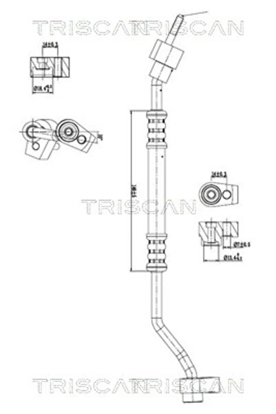 TRISCAN Conducta Presiune Variabila Aer Conditionat Fata Ford Ecosport