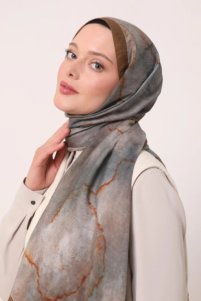 LuvenSara Color Gradient Special Design Tie-Dye Pattern Summer Shawl