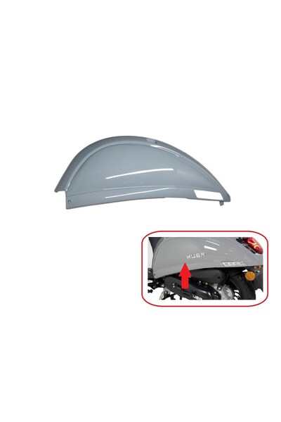 KOÇAK MOTOR Arka Yan Panel Sol Nardo Gri ( Sele Altı ) - Kuba Bluebird 50
