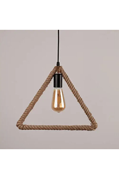 HAMER Modern Pendant Lamp Single Triangle Cord E27, Stylish Contemporary Chandelier