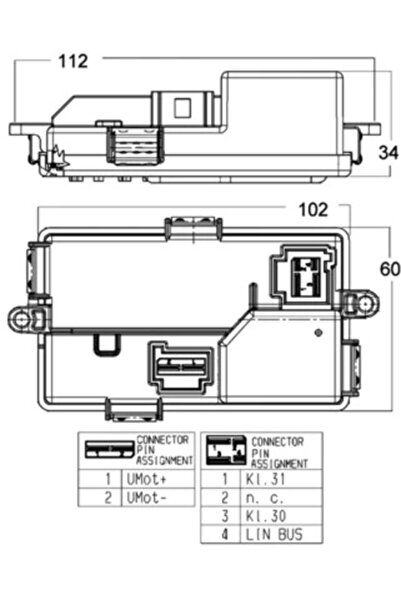 MAHLE Reglaj Suflanta De Interior Bmw 5/6/7 Bmw (Brilliance) 5 Series