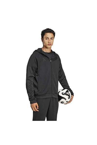 adidas Tiro25 Erkek Siyah Kapüşonlu Ceket