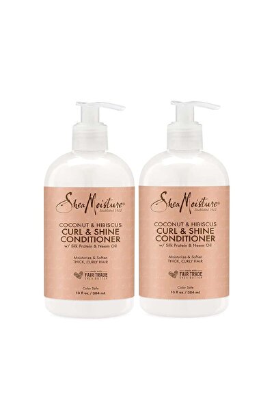 Shea Moisture SheaMoisture Curl and Shine Conditioner For Thick, Curly Hair Coconut and Hibiscus Sulfate Free 13 F
