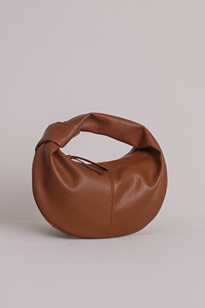 CANTACOMBINE حقيبة يد ميني جوردي للنساء باللون البني