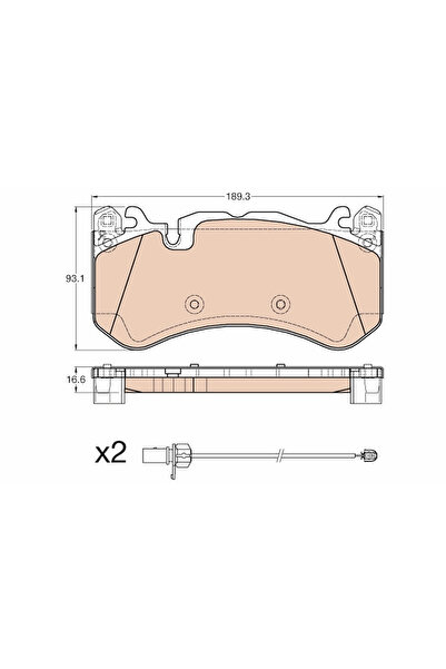 TRW Set Placute Frana Frana Disc Audi A6 C6/A6 C7/A7 Mercedes-Benz Amg/C-Clas...