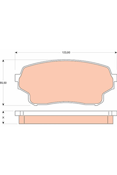 TRW Set Placute Frana Frana Disc Suzuki Grand Vitara 1