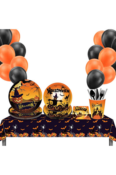 Whimlets Set de vesela pentru petrecere de Halloween pentru 8 persoane