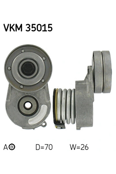 SKF Belt Tensioner Timing Belt Opel Astra G/Astra H/Combo Van