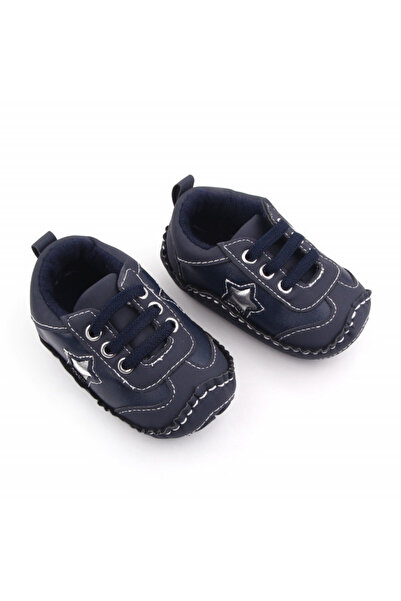 BebeNou Teniși bleumarin cu stea argintie ADd2616-2-sa26