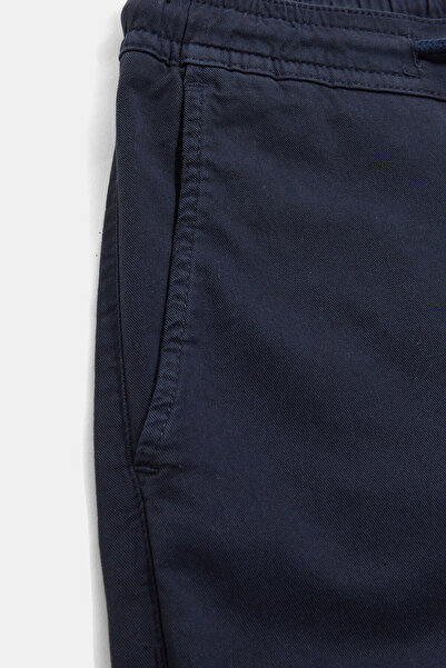 W Collection Dark Blue Pipe Leg Sports Pants