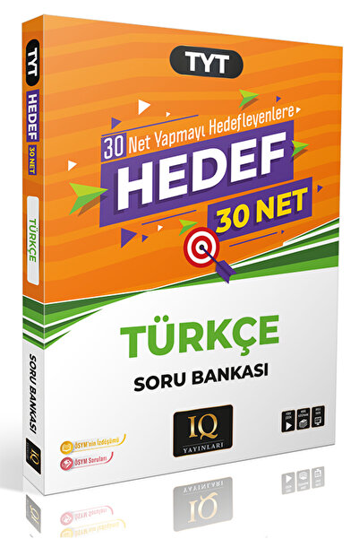 IQ YAYINLARI TYT HEDEF 30 NET TÜRKÇE SORU BANKASI