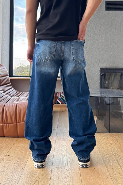 Flaw Wear Çizgili Baggy Jean