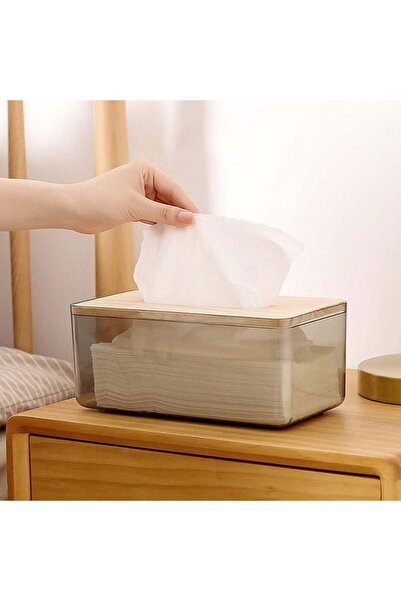 ECVV Acrylic Clear Nordic Facial Tissue Holder – Rectangle Dispenser Box
