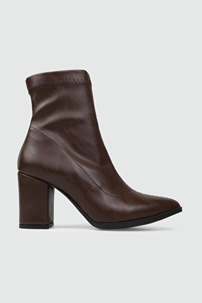 ayhnshoes Γυναικείες μπότες με μυτερή μύτη Stretch ψηλοτάκουνες ελαστικές γυναικείες μπότες με τακούνι