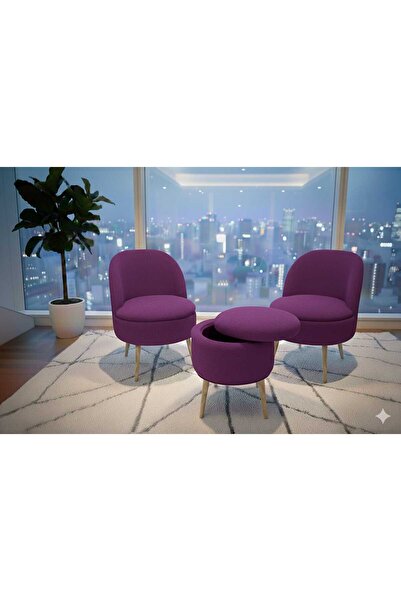 eda hacıoğlu edam bedding group Teddy Kumaş Üçlü Çay Seti Modern Oturma Grubu