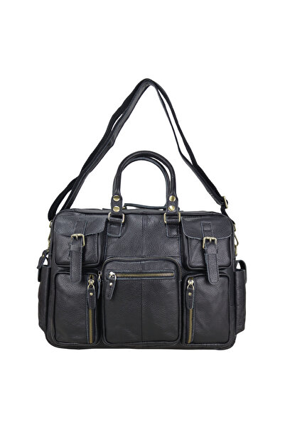 Karya Deri Erkek Hakiki Deri Seyahat Çanta 0301