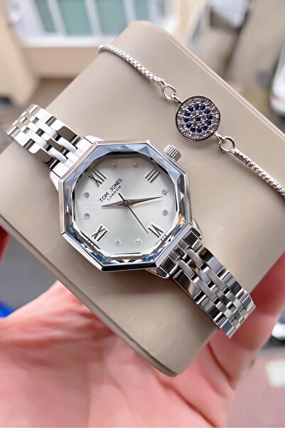 Tom Jones kadın kol saati orjinal 3atm su gecirmez çelik 2 yıl garantili bile...