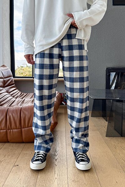 Flaw Wear Φούτερ με ελαστική μέση και καρό σχέδιο