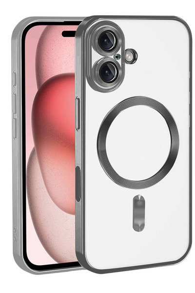 NewFace غطاء WIZARD Apple iPhone 17 Kross Magneticsafe - رمادي تيتانيوم