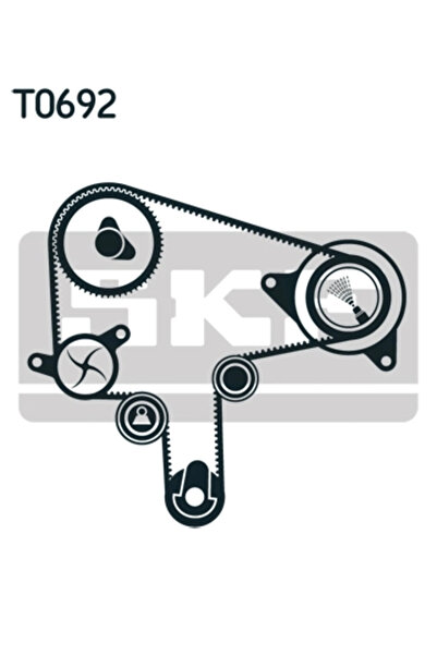 SKF Timing belt kit MAZDA 626 V Station Wagon (GW) 1998-2002