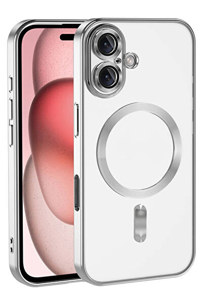 NewFace غطاء واقي مغناطيسي لهاتف آيفون 17 من ويزارد - فضي