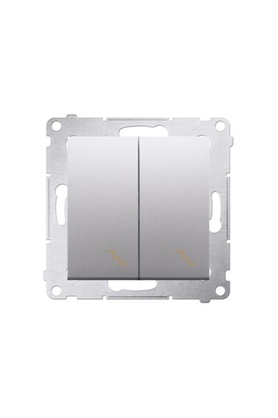 Other Întrerupător dublu pentru scări 10 AX argintiu mat Simon54