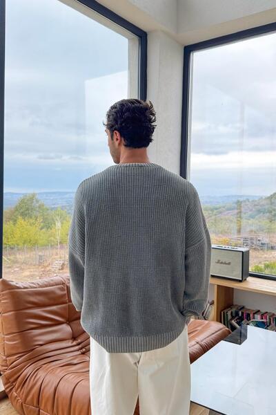 Flaw Wear Washed Sweater Sweater