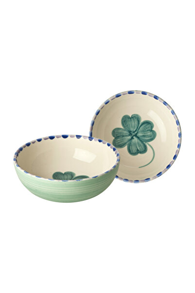 RICE El Yapımı Seramik Kase - Yonca