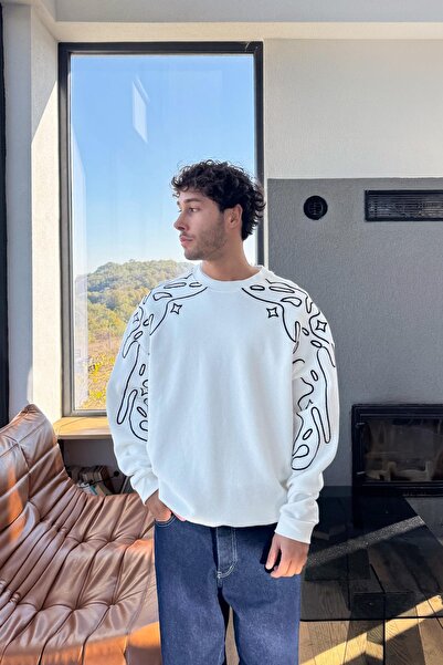 Flaw Wear Φούτερ Stars Kol με τύπωμα