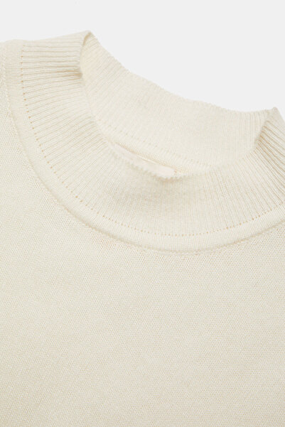 W Collection EKRU VİSKOZ/POLYAMİD TRİKO KAZAK