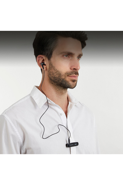 Other Bezprzewodowa słuchawka z klipsem Bluetooth - czarna