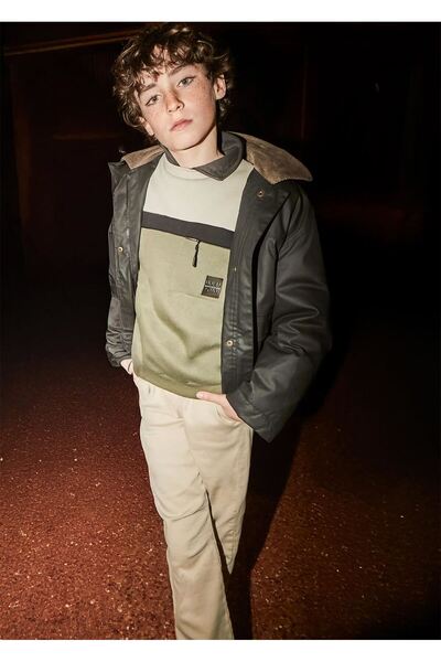 MAYORAL Boy's Jogger Pants Beige 7563