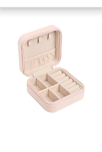 İNCİORA JEWELRY Mini Seyahat tipi Mücevher Kutusu Düzenleyici Takı Kolye,yüzük,bileklik Çantası