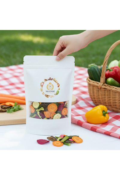 nicense رقائق خضراوات فاخرة ٥٠٠ غرام | مقرمشة، صحية، وجبة خفيفة طبيعية، خالية من الغلوتين ونباتية