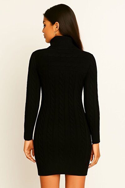 DEEP BEACH Πλεκτό φόρεμα με λεπτομέρεια πλεξούδας μαλλιών