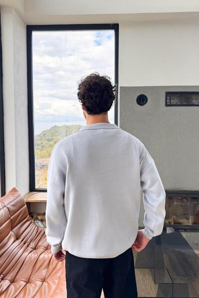 Flaw Wear Half Zip Knit Sweater