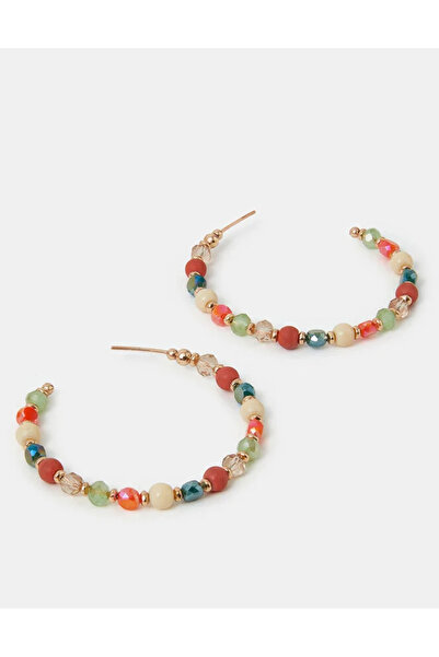 Accessorize Mid Boncuklu Halka Küpe