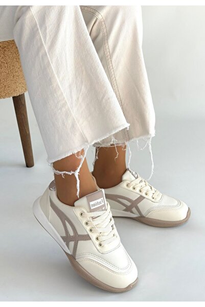 BESKAR Zlay Beige Sports Unisex Shoes – Breathable Construction