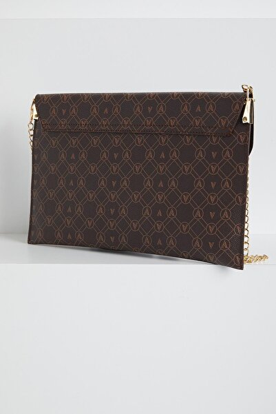 Armine TREND Chain Strap Covered Hand and Shoulder Bag-Brown Arm146